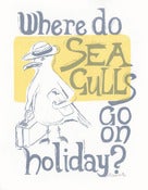 Image of Where do seagulls go on holiday?