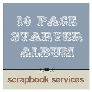 Image of Bespoke Scrapbook Service - 10 Page Starter Album