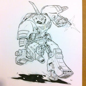 Image of Sylph Enhanced BA original Battletech artwork