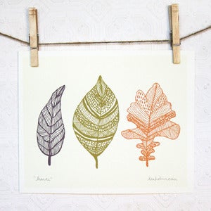 Image of Leaves Print 8 x 10