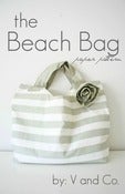 Image of the beach bag paper pattern