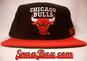 Image of VINTAGE CHICAGO BULLS AJD WOOL BLEND DEADSTOCK SNAPBACK