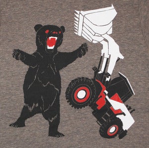 Image of Bear vs Tractor T-shirt