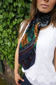 Image of Cravelle - Black leather with Aztec Scarf