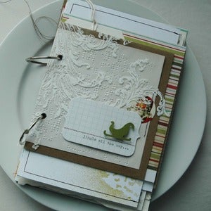 Image of jingle all the way art journal kit