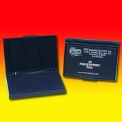 Image of Black Ink Large Pad Plastic - 2.5" x 4"