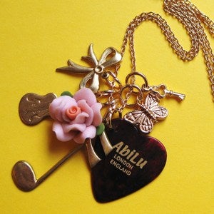 Image of Vintage Rock Charm Necklace 20% Off!