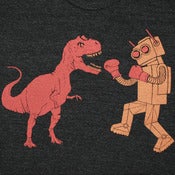 Image of Dinosaur Vs Robot T-shirt