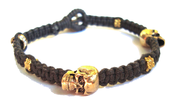 Image of Silver Fox Grey 'Don't lose your head' bracelet