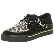 Image of T.U.K. Bondage Sneaker w/ Leopard Top