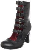 Image of T.U.K. Women's Mid-Calf Mary Jane Buckle Boot