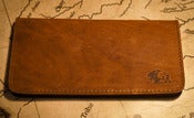 Image of Whiskey Leather Checkbook Cover/Holder