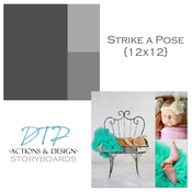 Image of 12x12 Strike a Pose Storyboard