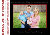 Image of Blessed New Year Holiday Card