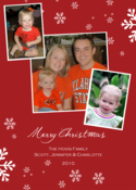 Image of Royal Snowflake Holiday Card