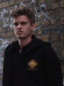 Image of STERLING PREMIUM ZIPPER HOODIE (BLACK)