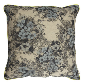 Image of wild floral cushion cover
