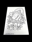 Image of SO FRESH CLOTHING "PRAY FOR THE WEAK" POSTER PRINT
