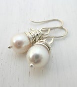 Image of AA Grade Fresh Water Pearl Earrings