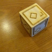 Image of Wood Friendship Cube