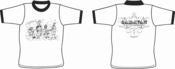 Image of Caravan GSE - DELUXE Drawing / Logo Ringer T-Shirt