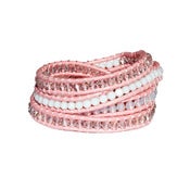 Image of Baby Pink Wrap Bracelet