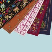 Image of Hand Embroidered Lulu Wraps (Set of Five)
