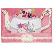 Image of Tea Time Flower Tea Pot Centerpiece Vase