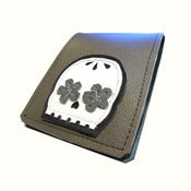 Image of Muerto Grey) Badge Style // Money Clip // Bifold Wallet