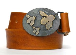Image of Brass Honey Bees Buckle