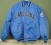 Image of DEADSTOCK VINTAGE NORTH CAROLINA TARHEELS STARTER SATIN JACKET