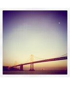 Image of Bay Bridge & Moon