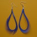 Image of Spikey Feather Earrings (various colours)