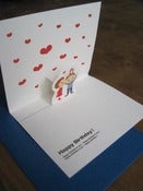 Image of Birthday Kiss Pop Up Card