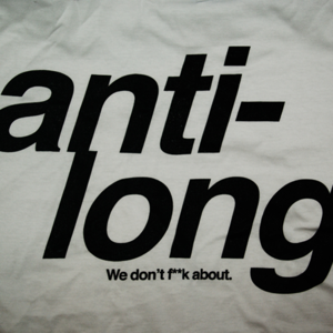 Image of Anti-Long 'We Don't F**k About' T-Shirt