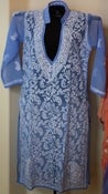 Image of Georgette Designer Kurti - Cobalt Blue