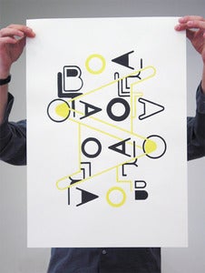 Image of BLOTA TYPE POSTER <br />DIN A2