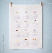 Image of 2012 Fabric Wall Calendar