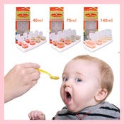 Image of Baby cubes (vaschette per conservare le pappe in freezer)