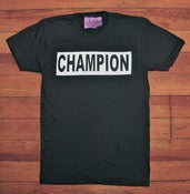 Image of CHAMPION TEE - Black (H)