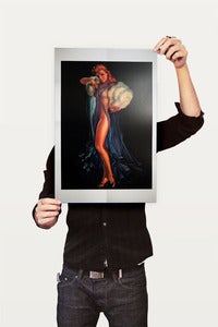 Image of Red head glamour pinup