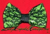 Image of Pleather and Lace Bow