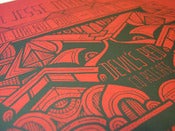 Image of Devil's Red Gigposter - limited edition screen print