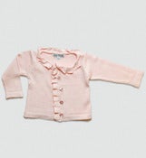 Image of Sweaterknit Ruffle Cardigan