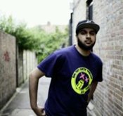 Image of *NEW 2011-12 RANGE* IMsoSICK  - Navy Blue Tee - Flouresent Yellow & Neon pink & 