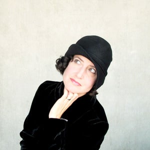 Image of Salmagundi in black wool & cashmere