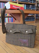 Image of Brown Men's Coat Computer Bag