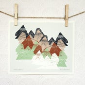 Image of Mountains Print 8 x 10