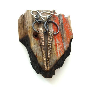 Image of Bronze Spike Earrings- Large