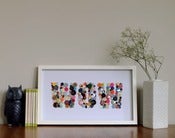 Image of Framed 'WOW' Art